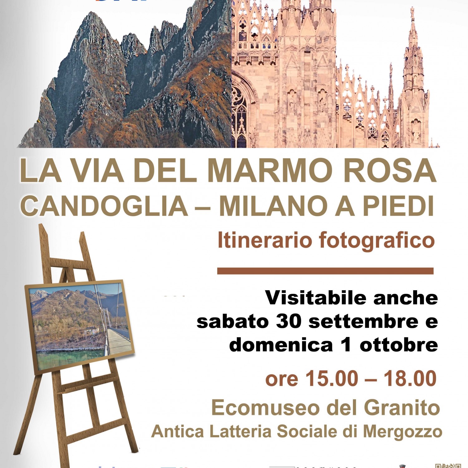 Mostra Fotografica: La Via del Marmo Rosa. Candoglia - Milano a piedi